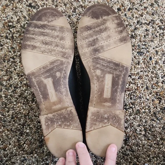 Josef Seibel Black Leather Shoes, Size 40 - Picture 6 of 8